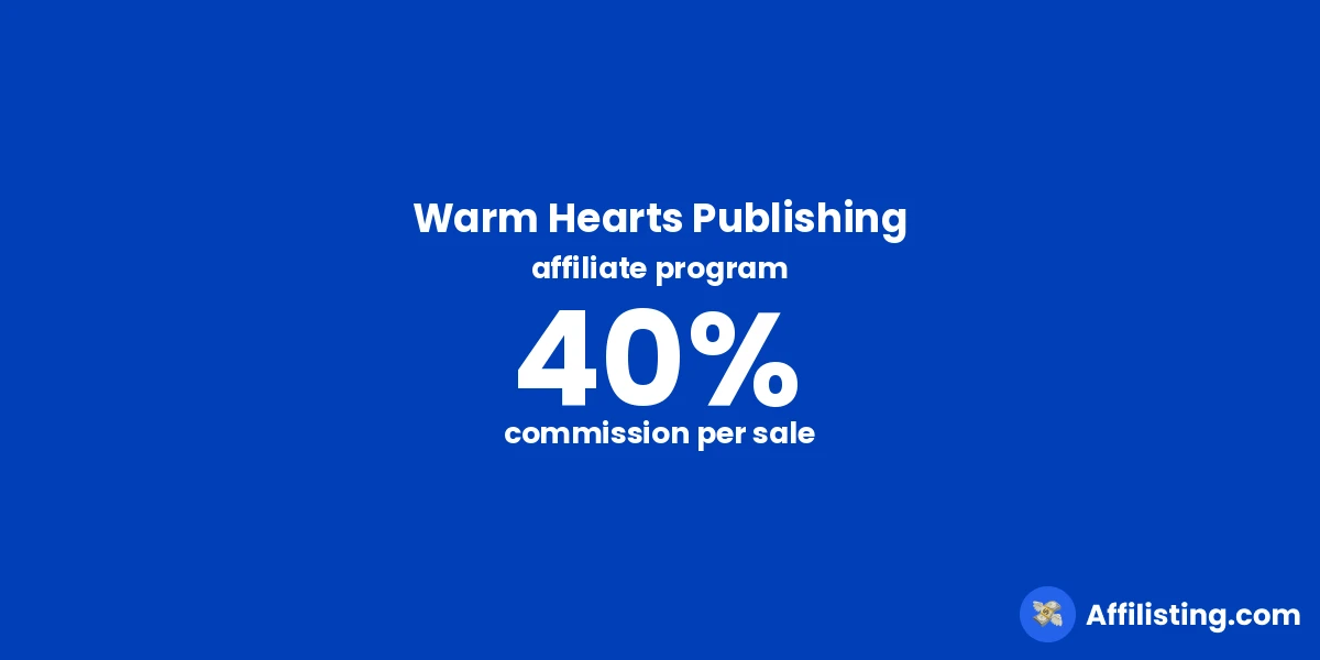 Warm Hearts Publishing affiliate program
