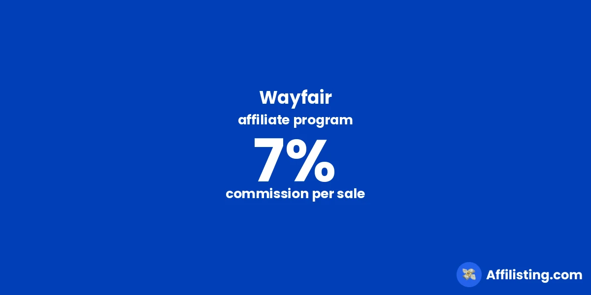 Wayfair affiliate program
