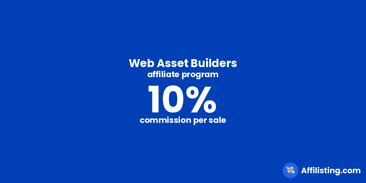 Web Asset Builders affiliate program