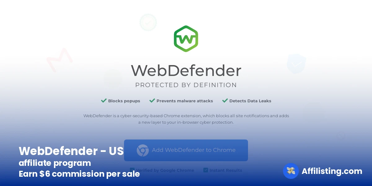 WebDefender - US affiliate program