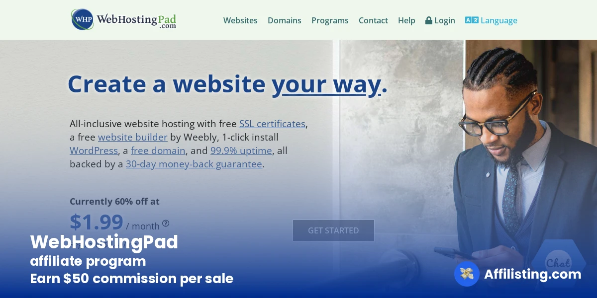 WebHostingPad affiliate program