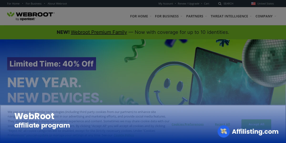 WebRoot affiliate program