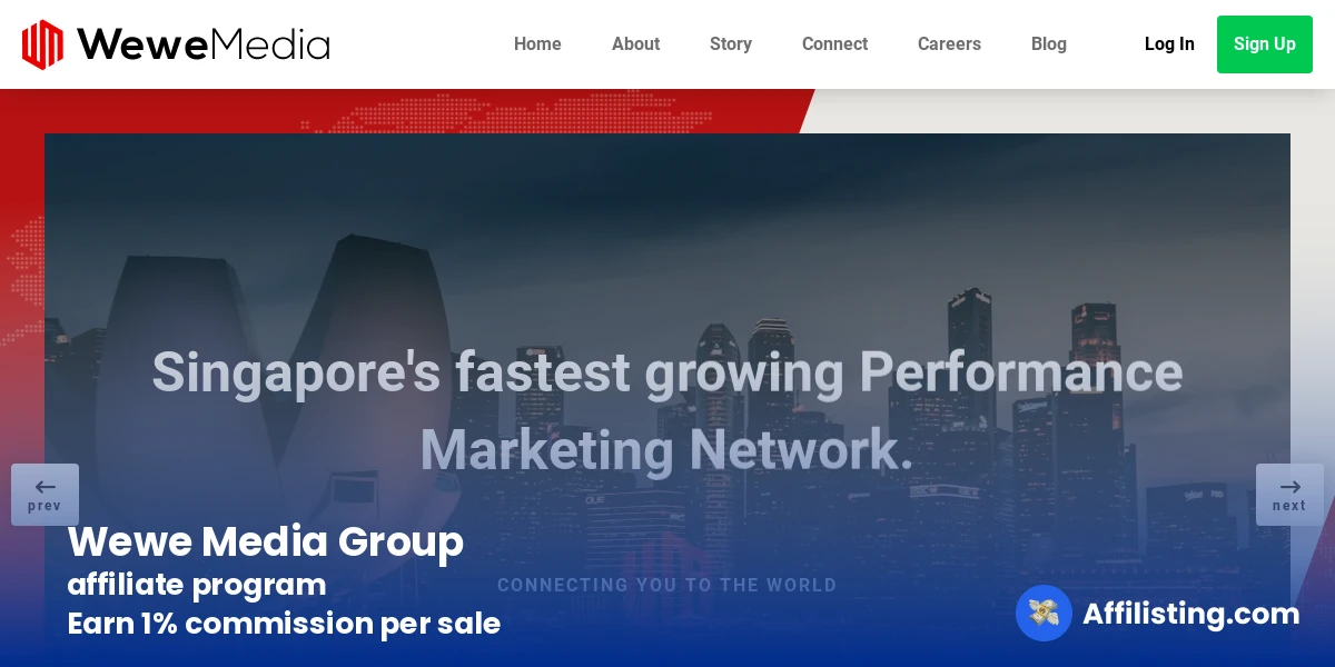 Wewe Media Group affiliate program