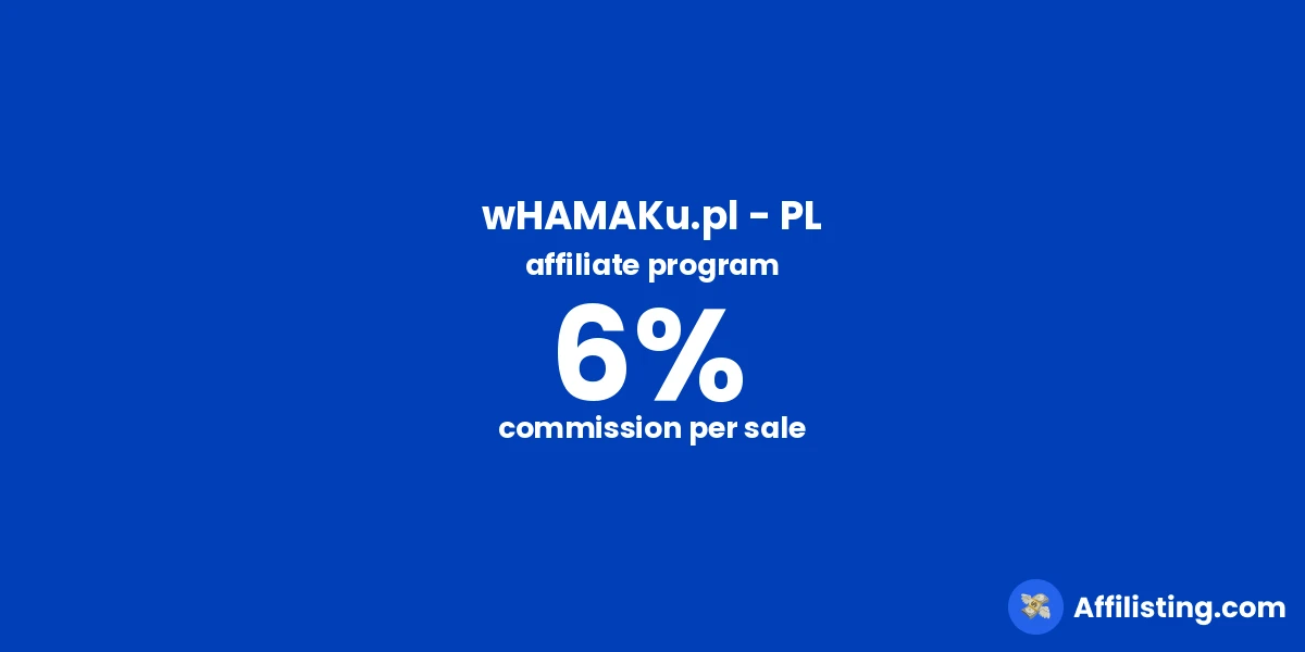 wHAMAKu.pl - PL affiliate program