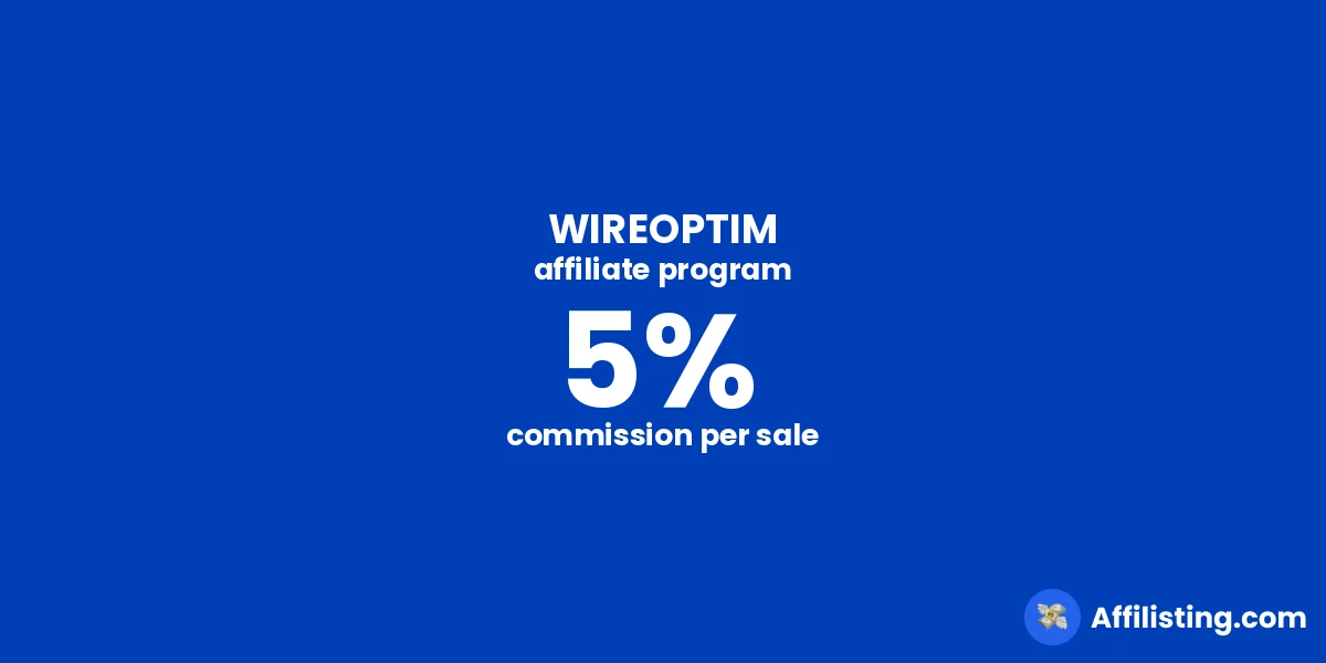 WIREOPTIM affiliate program