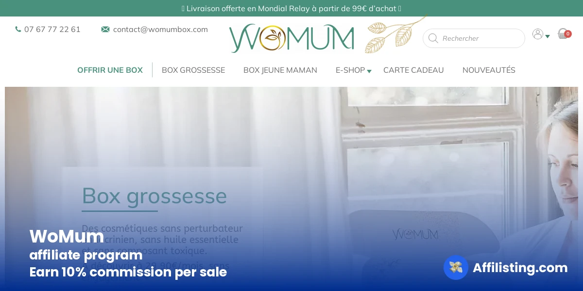 WoMum affiliate program