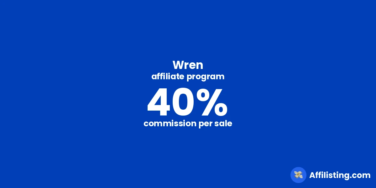 Wren affiliate program