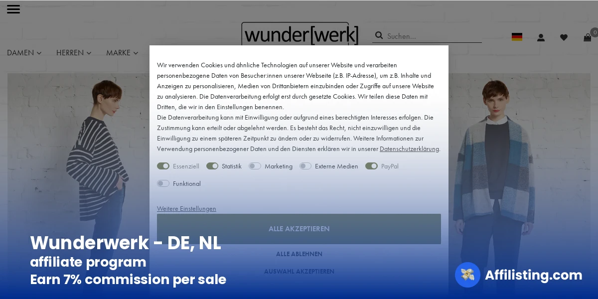 Wunderwerk - DE, NL affiliate program