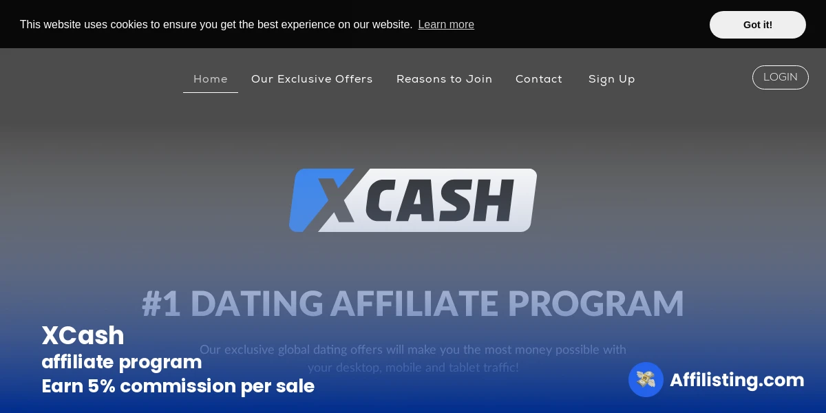 XCash affiliate program