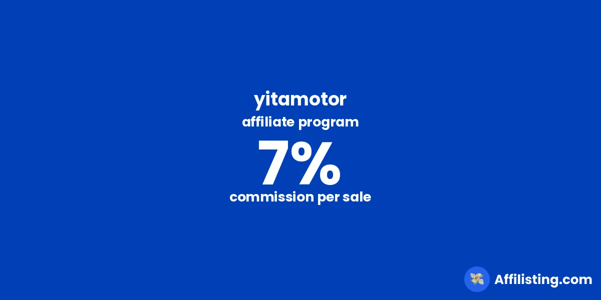 yitamotor affiliate program