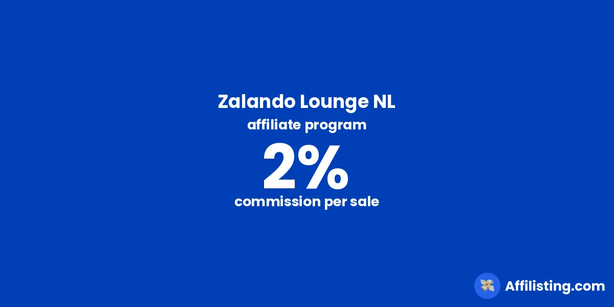 Zalando Lounge NL affiliate program